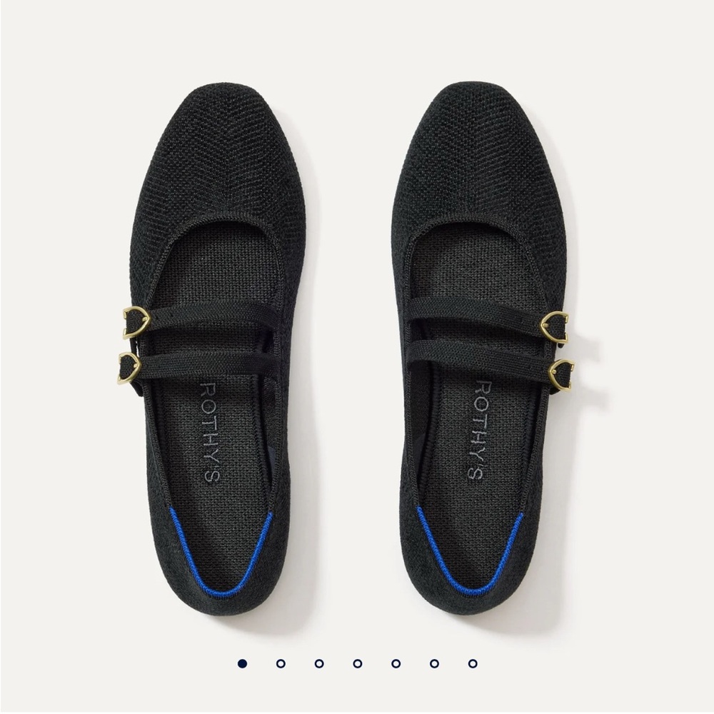 The New Rothy's ReVelvet Double Buckle Mary Jane 9 - Retails $165+tax